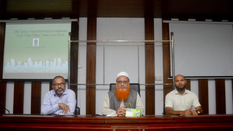 চুয়েটে “আউটকাম বেইজড এডুকেশন” শীর্ষক ট্রেইনিং অনুষ্ঠিত
