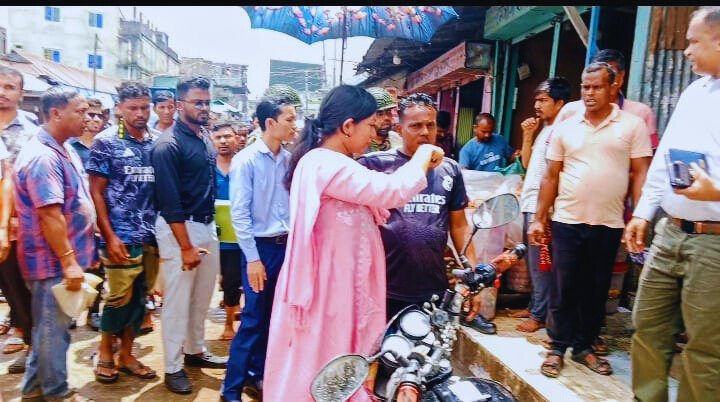 হবিগঞ্জ শহরে উচ্ছেদ অভিযান