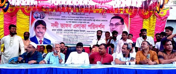 কাকুয়ায় নদী ভাঙ্গন এলাকায় পরিদর্শন করলেন বিএনপির সম্পাদক ফরহাদ ইকবাল