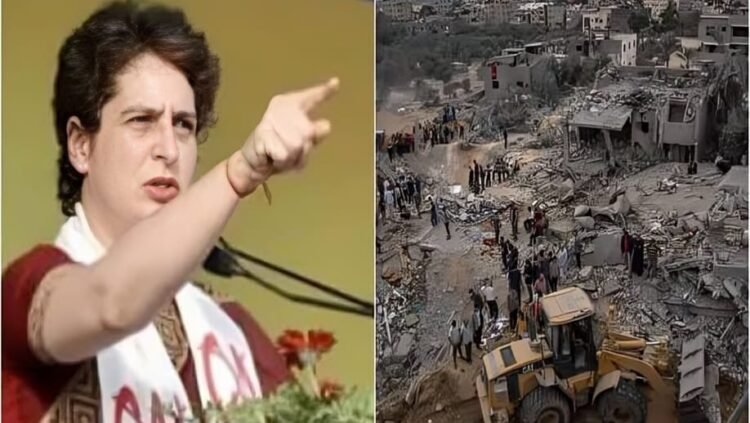 গাজার গণহত্যায় ভারত সরকারের নীরব সমর্থনের অভিযোগ: প্রিয়াঙ্কা গান্ধীর