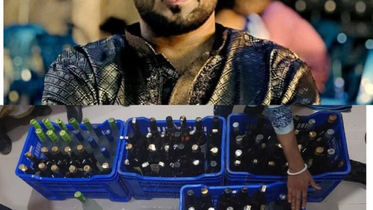 ময়মনসিংহের ভালুকায় তোফাজ্জল হত্যা মামলার আসামি বাহাদুর রাজা ১০২ বোতল বিদেশি মদ ও দেশীয় অস্ত্রসহ আটক”