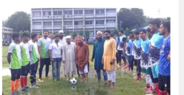 কাজিপুরে  যুব জামায়াতের প্রীতি ফুটবল ম্যাচ আয়োজন