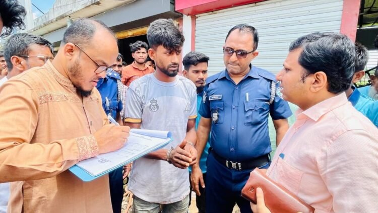 সরাইলে মাদক সেবনের দায়ে কারাদণ্ড ও জরিমানা