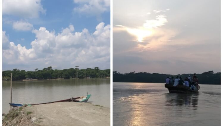 বরিশাল জেলার, বাকেরগঞ্জ উপজেলার, দারিয়াল ইউনিয়নের, বগা খেয়া ঘাটে নিরবে চলছে একটি ভয়ংকর চক্রের চাঁদাবাজি।