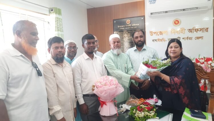 বাঘাইছড়িতে নবাগত ইউএনও সাথে জামায়াতের সাক্ষাৎ