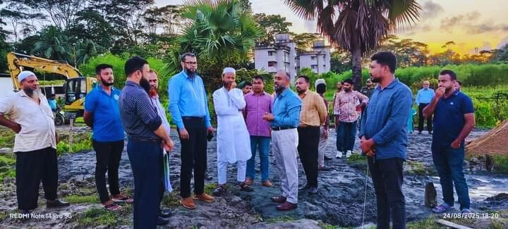 পটুযাখালী ভার্সিটিতে, ভিসি’র বিশ্ববিদ্যালয়ের উন্নয়নমুলক কাজ পরিদর্শন।