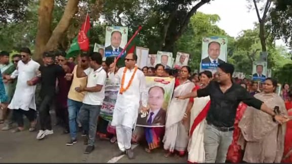 রাজৈরে বাংলাদেশ জাতীয়তাবাদী দল (বি এন পি)র ৪৭ তম প্রতিষ্ঠা বার্ষিকী উপলক্ষে বিশাল রেলী