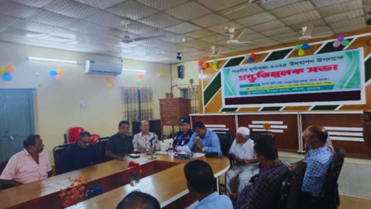 ধর্মপাশায় দুর্গাপূজা উপলক্ষে প্রস্তুতি মূলক সভা অনুষ্ঠিত