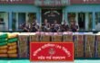 ৫৫ বিজিবির ১১ টি  অভিযানে  ৭৪ লক্ষ টাকার ভারতীয় পণ্য ও মাদক জব্দ