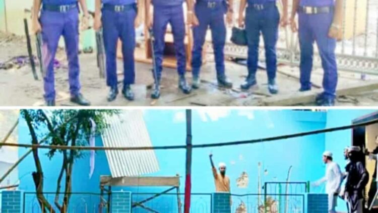 রাজবাড়ীতে দরবারে হামলা পুলিশের গাড়ি ভাঙচুরের ঘটনায় মামলা, আসামি ৩৫০০