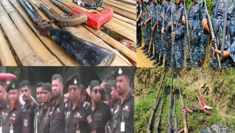 মহেশখালীতে পাহাড়ে র‌্যাব-পুলিশ-নৌবাহিনীর যৌথ অভিযান: দেশীয় আগ্নেয়াস্ত্র ও গোলাবারুদ উদ্ধার