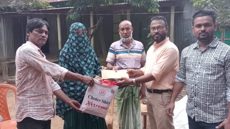 মেধাবী দরিদ্র শিক্ষার্থীর পাশে দাঁড়িয়েছে মধ্যনগর উপজেলা প্রেসক্লা