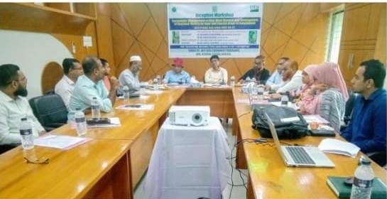 বরিশালে ধানের ব্লাস্ট রোগের টেকসই ব্যবস্থাপনা বিষয়ক কর্মশালা অনুষ্ঠিত