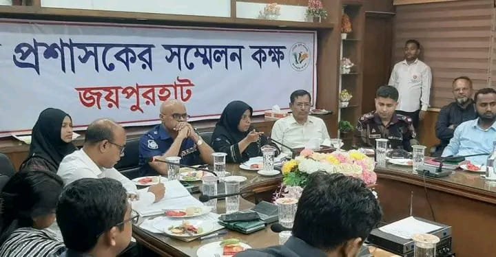 জয়পুরহাটে শারদীয় দুর্গোৎসব উপলক্ষে প্রস্তুতিমূলক সভা