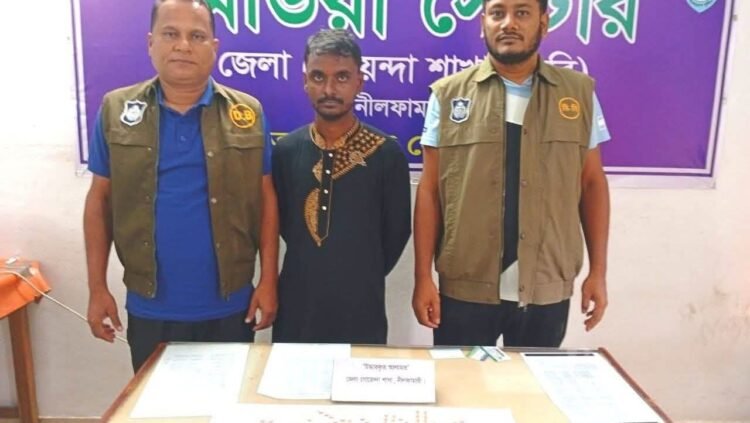 সৈয়দপুরে মাদকসহ ব্যবসায়ী আটক