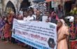 জয়পুরহাটে অনতিবিলম্বে ভুক্তভোগীদের বেহাত হওয়া জমি উদ্ধারসহ ৪ দফা দাবিতে মানববন্ধন