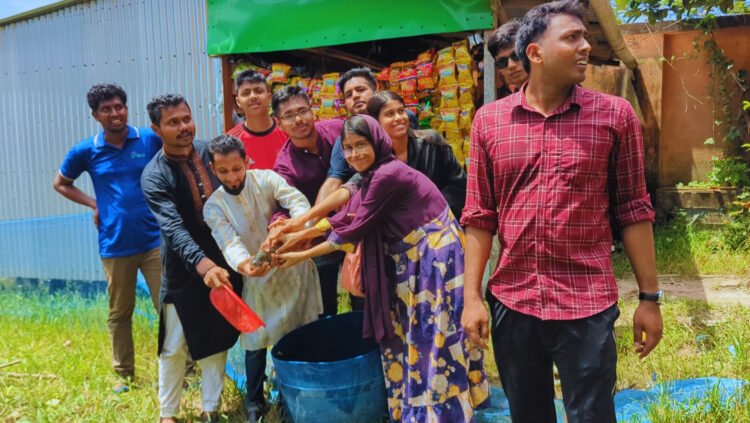 বিএনপি’র প্রতিষ্ঠাবার্ষিক উপলক্ষে ববির ছাত্রদলের মাছের পোনা অবমুক্ত