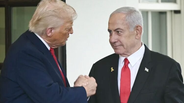 হোয়াইট হাউসে বসছেন ট্রাম্প ও নেতানিয়াহু