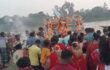 আত্রাইয়ে প্রতিমা বিসর্জনের মধ্যে দিয়ে শেষ হলো দুর্গোৎসব