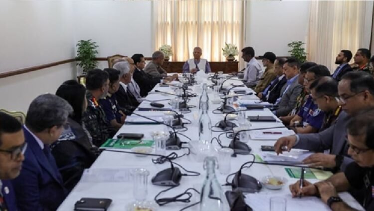 নির্বাচন প্রস্তুতি নিয়ে প্রধান উপদেষ্টার সভাপতিত্বে উচ্চপর্যায়ের বৈঠক