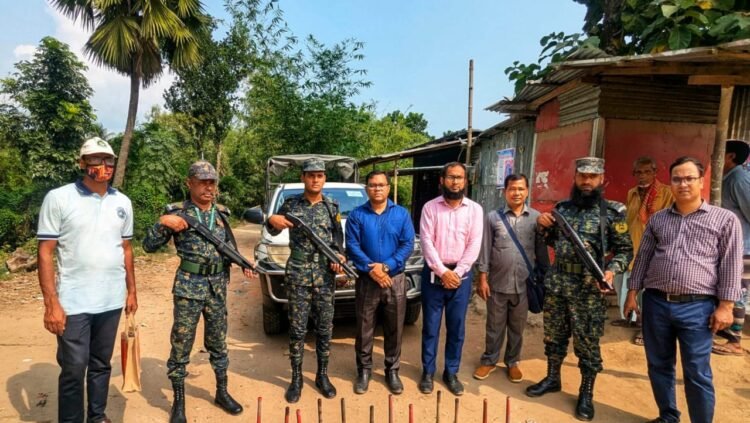 ঠাকুরগাঁওয়ে শব্দদূষণ বিরোধী মোবাইল কোর্ট পরিচালনা, জরিমানা ও হর্ণ জব্দ