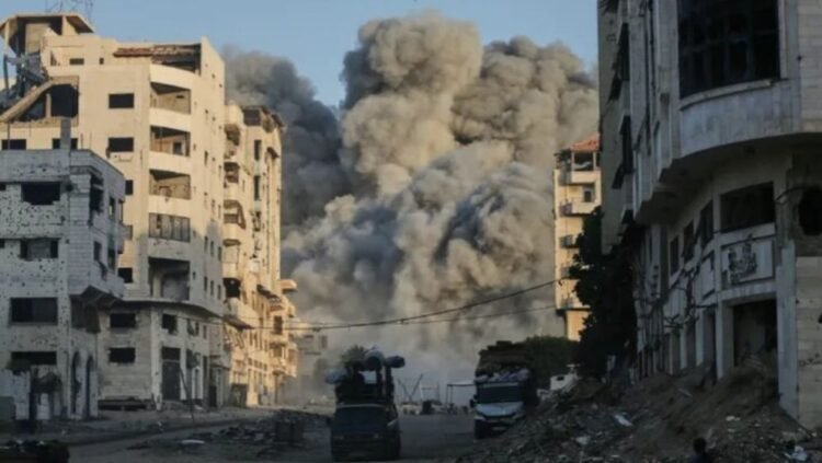 গাজায় ফের ইসরাইলের বিমান হামলা শুরু