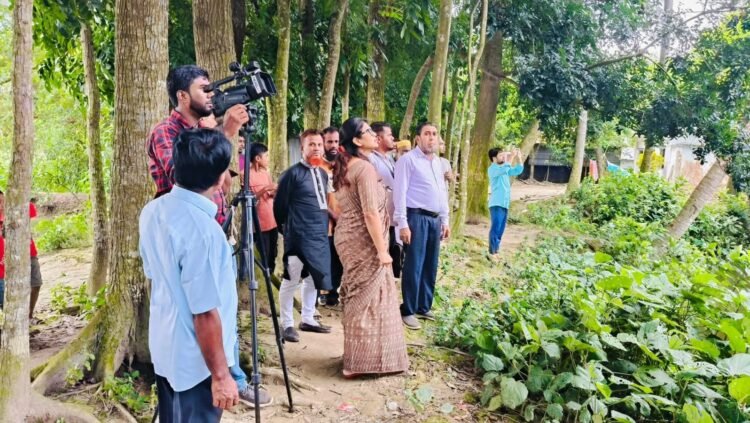 তিতাস উপজেলায় কালাচানকান্দি পাখিদের অভয়ারণ্য স্থান পরিদর্শন করেন ইউএনও মহোদয়