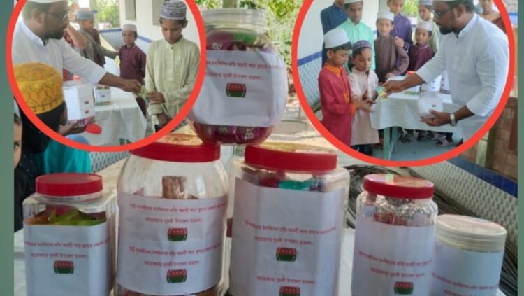 নামাজে আগ্রহী করতে শিশুদের জন্য মসজিদে চকলেটের ব্যবস্থা দুমকি  ছাত্রদলের