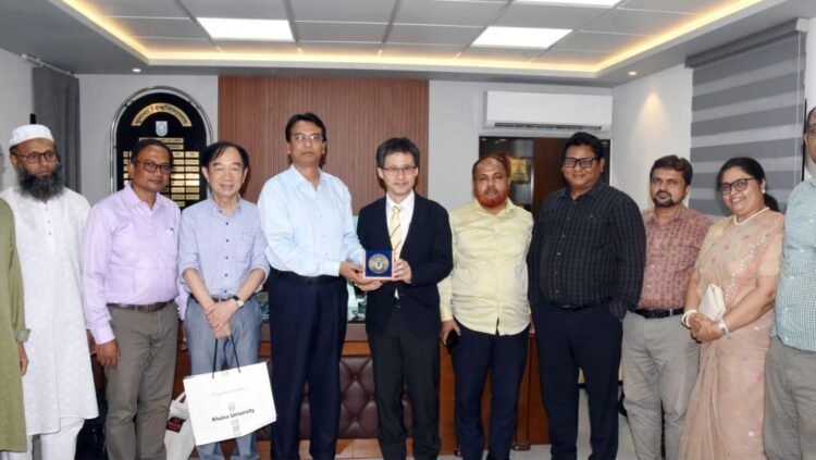 খুবির সাথে গবেষণা কোলাবরেশনে আগ্রহ জাপানি গবেষণা প্রতিষ্ঠানের