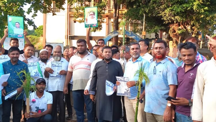 গুইমারায় বিএনপির নির্বাচনী প্রচারণা: ওয়াদুদ ভূইয়ার পক্ষে ভোট চাইলেন নেতারা