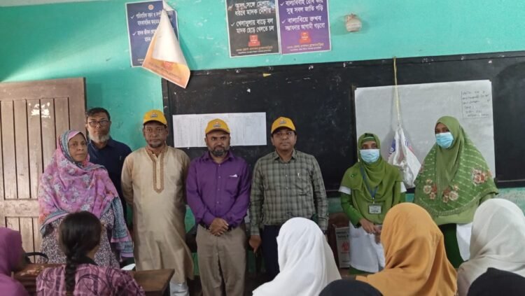 সরাইলে মাসব্যপি টাইফয়েড টিকাদান কর্মসূচীর উদ্বোধন