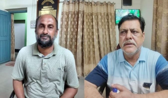 বিরামপুর থানা পুলিশ কর্তৃক ২ আওয়ামী লীগ নেতা গ্রেফতার