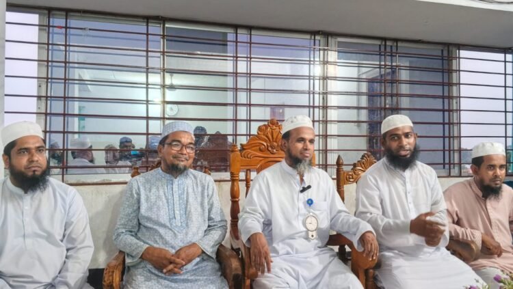 তাড়াইলে খেলাফত মজলিসের প্রার্থী শাহানের গণসংযোগ ও সাংবাদিকদের সাথে মতবিনিময় সভা