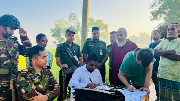 প্রশাসনের অভিযানে সিলিকা বালুর ব্যবসায়ী  আটক