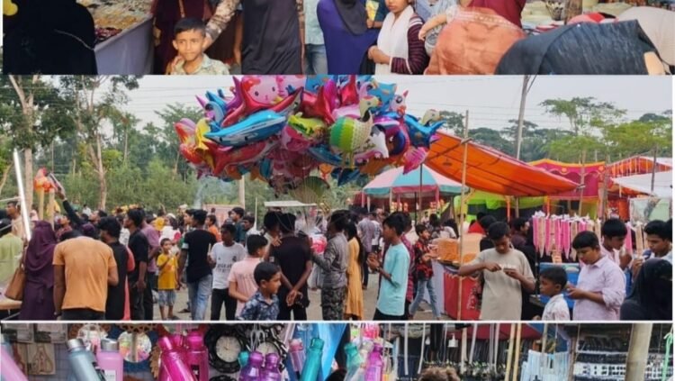 বাশবুনিয়ায় শতবর্ষের ঐতিহ্য, শ্রী শ্রী শ্যামা পূজা উপলক্ষে প্রাণের মেলা