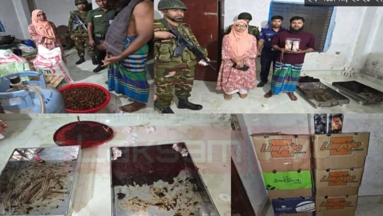 লাকসামে অস্বাস্থ্যকর পরিবেশে আচার উৎপাদন:মোবাইল কোর্টের অভিযানে, জরিমানা