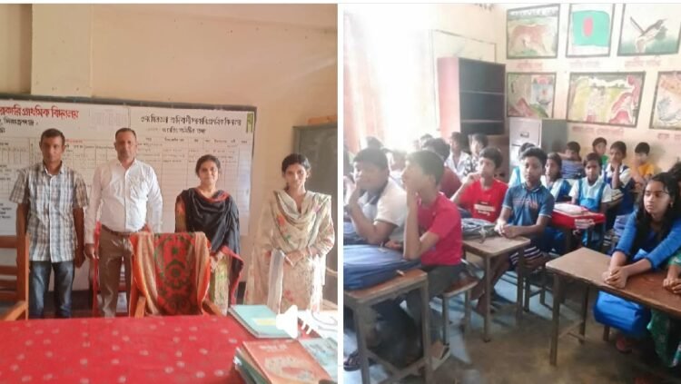 সিরাজগঞ্জের রায়গঞ্জ উপজেলার ক্ষিরতলা সরকারি প্রাথমিক বিদ্যালয়ে মতবিনিময় সভা