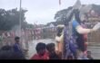 প্রতিমা বিসর্জনের মধ্য দিয়ে দেবী দূর্গা কে বিদায়