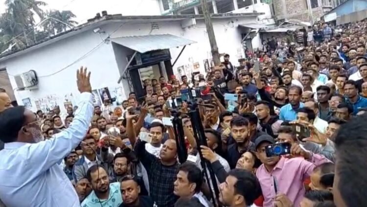 মণিরামপুরে বিএনপির বিক্ষোভ মিছিল ও সমাবেশ