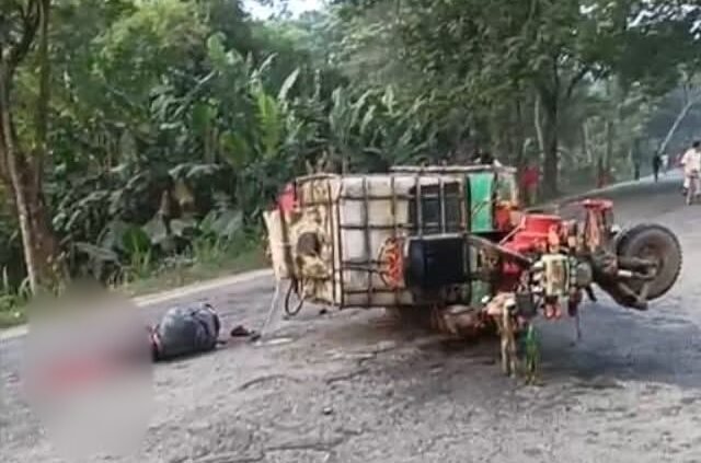 ঝিনাইদহে পিকআপ ভ্যানের ধাক্কায় আলমসাধু চালক নিহত