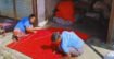 দুমকি উপজেলায়, শীতের আগমনে লেপ তোষকের ব্যস্ততা;  জমে উঠেছে ধুনকরদের শীতের হাট