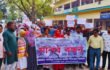 প্রথমিক শিক্ষকদের উপর পুলিশি হামলার প্রতিবাদে পার্বতীপুরে বিক্ষোভ, মানব বন্ধন ও সমাবেশ