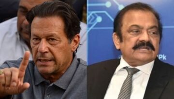 পিটিআই প্রতিষ্ঠাতা ইমরান খান কারাগার থেকেই আন্দোলনের নেতৃত্ব দিবেন : রানা সানাউল্লাহ