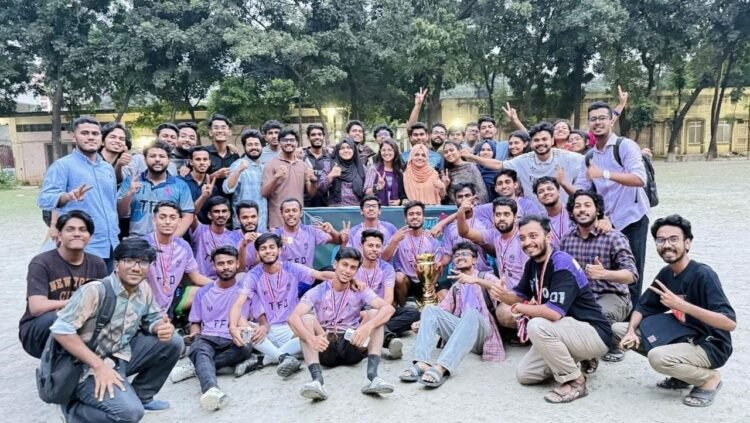 বুটেক্সে ফুটবল ফিয়েস্তা ২.০ এর ফাইনালে চ্যাম্পিয়ন টিএফডি বিভাগ