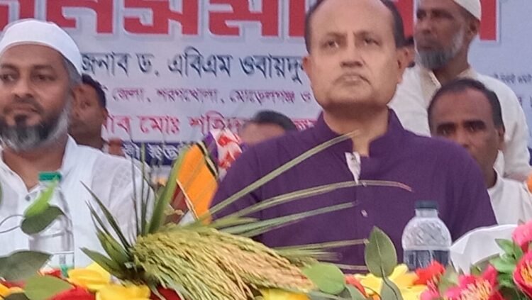 শরণখোলায় বিএনপি’র শিক্ষা বিষয়ক সম্পাদক অধ্যাপক ডক্টর এবিএম ওবায়দুল ইসলামের জনসভা অনুষ্ঠিত