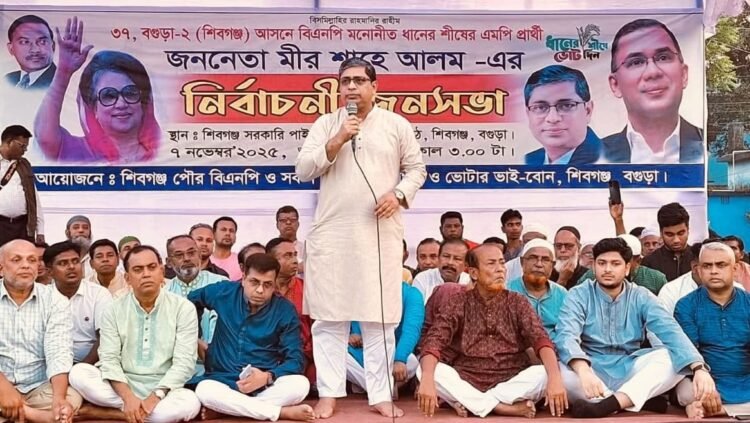 মুক্তির স্বপ্ন বহন করে ধানের শীষ: মীর শাহে আলম