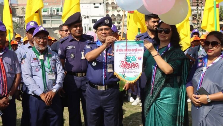 নাটোরে ৬ষ্ঠ নাটোর জেলা কাব ক্যাম্পুরী ২০২৫ এর শুভ উদ্বোধন