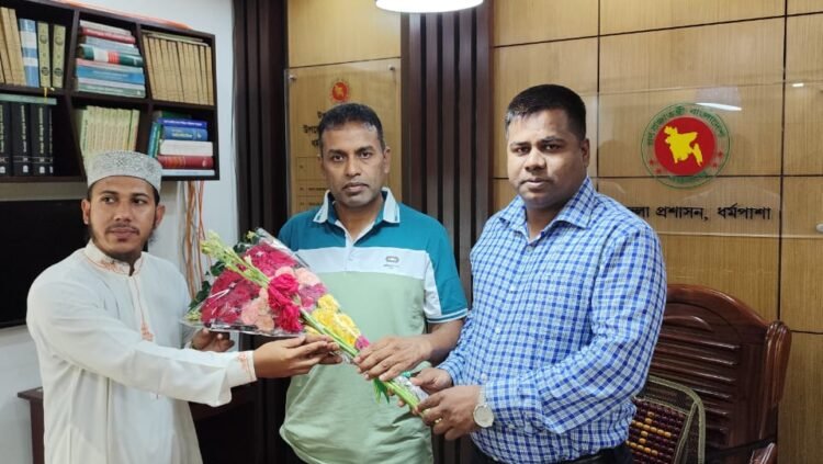 ধর্মপাশায় প্রবাসী কল্যাণ সমিতির লটারি অনুষ্ঠিত