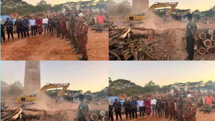 রাঙ্গুনিয়ায় অবৈধ ইটভাটা উচ্ছেদে পরিবেশ অধিদপ্তরের অ/ভি/যা/ন