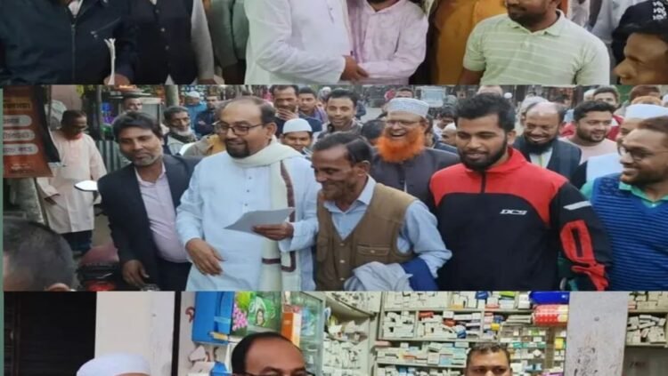 ঝালকাঠি-১ আসনে মনোনয়ন প্রত্যাশী রফিকুল ইসলাম জামালের গণসংযোগ ও লিফলেট বিতরণ